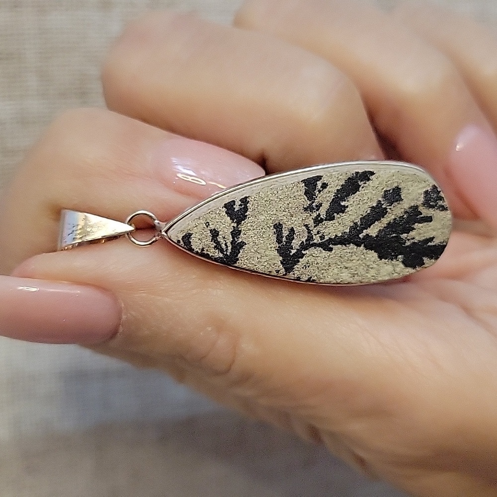 GERMAN DENDRITIC OPAL PENDANT